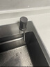 高迪朗厨房水槽皂液器304不锈钢按压器延长管大容量免加液洗洁精洗涤剂 S91D8款 枪灰色不锈钢泵头+延长管 实拍图