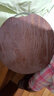 柏森优家 非洲桃花心木菜板实木整木圆形刀板切菜板家用加厚木制一整块砧板菜墩 桃花心木（圆形整木大号：39*3cm加厚） 实拍图