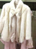 哲奴（zoenuu）水貂皮大衣女整貂皮草外套短款小母貂2023冬季新款时尚立领七分袖 白色 S 80-95斤 实拍图