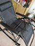 亿趣达胖子懒人摇摇椅躺椅懒人可折叠摇椅家用胖子懒人摇椅办公室摇摇椅 摇椅金刚黑+竹套垫+腰靠(塑料扣) 实拍图