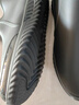 木清清时尚雨鞋男款中筒雨靴防滑耐磨厨房工作胶鞋男士洗车钓鱼劳保水鞋 灰色 41 实拍图