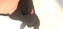 优崛（YOUJUE）街头风纯棉束脚休闲裤男士运动束脚裤修身螺纹休闲长裤子潮牌黑色 黑色 加绒 2XL 实拍图