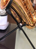 秋骏降E调中音萨克斯支架子可折叠落地便携式次中音立式托架乐器配件 中音萨克斯支架 实拍图