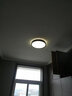 雷匠胡桃木色客厅灯具套餐底发光吸顶灯实木大厅灯复古茶室书房灯 圆形50CM-中性光-适用10-18㎡ 实拍图