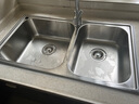 摩恩（MOEN）水槽双槽套装304不锈钢水槽厨房水槽洗菜盆洗碗池台下盆SK28106SL 800*450双槽+下水配件 实拍图