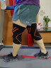 美津浓（MIZUNO）护膝运动跑步篮球足球羽毛球男女半月板损伤登山护具护腰带装备 黑橙色-2只 L码(膝围36-40cm/适合95-135斤 ) 实拍图