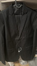 卡度顿 西服套装男三件套修身商务西装职业正装外套男新郎伴郎结婚礼服 黑色(外套+西裤+马甲+衬衫) 3XL【141-155斤】+7件礼品 实拍图