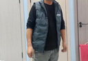 JEEP【易穿搭】羽绒马甲男冬季轻薄保暖羽绒服背心大码外穿休闲运动外 灰色【升级版无LOGO】 XL (建议125-145斤) 实拍图