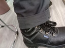 老管家劳保鞋男防砸防刺穿防滑牛皮安全工作鞋防水耐油耐酸碱903 38 实拍图