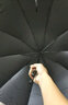 红叶の秀 红叶伞五人超大号防风雨伞超大加粗加固雨伞男折叠商务伞晴雨伞 黑胶晴雨伞-黑色-直径130cm 实拍图
