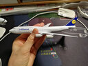 terebo18厘米波音B747 B787模型机飞机模型民航国航客机 白色底座 波音747-8德国汉莎航空 实拍图