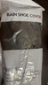 迪普尔防水防雨鞋套耐磨防滑高筒中筒男女款黑色防滑防暴雨 M(36-37)  高筒 实拍图
