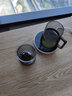 南山先生  清灵玻璃杯带把带盖茶水分离泡茶杯 高颜值耐高温玻璃杯套装简约家用办公加厚防烫大容量喝茶杯 深空杯-55度恒温器组合-带过滤 实拍图