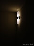 豪盛特壁灯客厅背景LED卧室走廊过道墙壁灯北欧楼梯间灯简约现代床头灯 黑直角29*11*4.3厘米12W暖光 实拍图