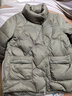 衣典零一（LEDIALYI）轻薄羽绒服女短款2024冬季女装新款中年小个子高端白鸭绒加厚外套 卡其色 M（推荐100-115斤） 实拍图
