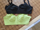 婧麒孕妇内衣女夏季款大胸显小胸无痕怀孕期专用产后喂奶哺乳文胸 魅力黑 L 实拍图