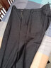 洛夫伦秋冬厚款免烫中老年男士休闲裤高腰深档爸爸裤子宽松直筒西装裤 秋冬款深灰色 33 实拍图