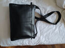 ANDSEEYOU品牌 真皮男包 潮流软皮单肩包 头层牛皮出行斜挎包休闲背包 商务横款大容量男士挎包 黑色 实拍图