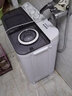 奥克斯（AUX）实标7.5/8公斤家用半自动双桶洗衣机大容量双缸半全自动小型迷你宿舍寝室用洗衣机洗脱水两用 透明黑（7.5公斤半自动双桶洗衣机） 实拍图