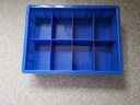 米奇特工（Agents mickey）零件盒 分格箱多隔塑料盒子 工具物料分类盒 周转箱 大8格箱440*320*100MM(蓝色) 实拍图