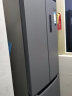 奥马253升冰箱多门法式三门风冷无霜超薄冰箱嵌入式 一级能效 双变频 星岩灰 实拍图