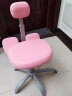 怡佳乐（YIJIALE）儿童学习椅小学生写作业写字椅子家用可升降调节中学生座椅跪椅 粉色-五爪普通版(1.1-1.45米) 实拍图