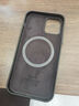 宝茹苹果17皮革手机壳iPhone12Pro保护套magsafe磁吸质全包带动画15/15promax/16/16pro/16promax硬壳 午夜黑 iPhone 12/12Pro（通用） 实拍图