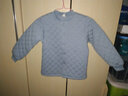 多妙屋女童外套秋冬儿童夹棉保暖上衣男童棉服中大童内搭校服神器童装 牛仔蓝 81604 140 实拍图