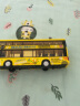 卡威（KIV）1:32合金玩具公交车男孩大号汽车儿童玩具车开门大巴公共汽车模型 卡通双层黄色 实拍图