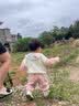 欢喜小熊 宝宝秋季套装棉分体两件套儿童秋衣婴儿外出服幼儿衣服秋装童装 俏皮小兔 粉色 90 (建议18-24月身高80-90cm) 实拍图