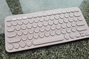 罗技（Logitech）【来图定制】K380 无线蓝牙办公键盘 便携超薄键盘笔记本ipad平板手机蓝牙键盘 K380白色-定制版-来图定制 实拍图