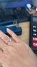 周六福（ZLF）  18K金钻石戒指女璀璨闪耀克拉效果六爪结婚求婚钻戒 5分 10号 实拍图