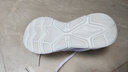 特步女鞋冬季运动鞋女网面透气跑步鞋学生休闲鞋网鞋女士跑鞋旅游鞋子 帆白/夕雾蓝/淡紫0083 37 实拍图