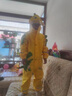 lemonkid儿童雨衣男童女宝宝雨披小学生雨具 乐奇喷火龙连体 XL 实拍图