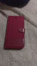 多兰德iPhone6手机壳苹果8plus保护套Xs Max翻盖皮套全包防摔钱包插卡影音支架 红色 iphone6p/6splus 5.5寸 实拍图