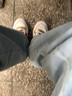 佐优品春季牛仔裤男宽松直筒阔腿裤港风潮牌九分裤拖地老爹长裤休闲裤子 7018蓝色 L建议130斤内 实拍图