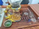 瓷牌茗茶具 龙年自动茶具整套家用懒人防烫功夫泡茶器办公室高档送礼茶具 透明龙啸九天自动+观山杯 7件 实拍图