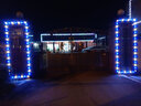 昱晓 七彩色流水跑马灯带led灯条防水彩灯户外亮化广告牌爆闪流星灯 10米[超亮144珠]三排跑马 按键款 实拍图