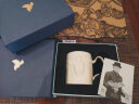稀奇（XQ） 天使红茶骨瓷杯金把天使浮雕创意马克杯送朋友生日礼物 白把（礼盒装） 实拍图