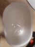 北鼎（Buydeem）电蒸锅G56A/G55A配件不锈钢蒸架二层加高配件陶瓷饭盒隔水炖炖盅长型白盘 2L陶瓷大炖盅|梨花白 实拍图
