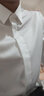 十米布（SHIMIBUman） 法式衬衫男长袖纯棉修身商务职场丝光棉伴郎新郎礼服袖扣白衬衣 白色 40 晒单实拍图