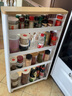 利快 夹缝置物架日本进口厨房调料收纳架浴室储物架缝隙可移动柜带轮 四层（带顶层木板） 实拍图