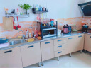 贝柚橱柜不锈钢家用厨柜组装灶台一体厨房经济型简易水槽柜组 160cm双盆-右 实拍图