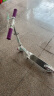 迪卡侬滑板车5-12岁折叠避震手刹两轮OXELO-S儿童MID9白-薄荷绿 2765004 实拍图