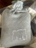 南极人注水热水袋暖水袋暖肚子热宝冲水灌热敷防爆加厚保暖手宝宝2000ml 实拍图