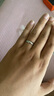 喜钻现货闪发-铂金钻戒女求婚结婚钻石戒指六爪婚戒送女友生日礼物 【臻选推荐】铂金共40分DE色SI 实拍图