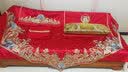 罗莱家纺结婚套件新婚高端四件套喜庆多件套婚庆刺绣床品 四件套 | 100支长绒棉+刺绣 | 凤栖梧桐 1.8m 床单款 被套220*250cm 实拍图