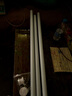 金蝉 窗帘杆免打孔伸缩弹簧杆加厚铁艺客厅阳台浴室晾衣杆 免打孔弹簧伸缩杆 杆子使用范围（3.1-3.6米） 实拍图