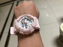 卡西欧（CASIO）送女友礼物女生学生运动电子表BABY-G智能防水防震潮流新年礼物 BA-110XGA-7A1奶油白 实拍图