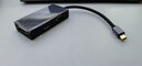 绿联Mini DP转HDMI VGA DVI三合一转换器线扩展拓展适用Surface苹果电脑接投影仪 雷电接口4K高清 音视频同步 黑色 实拍图